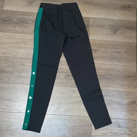 Lovers + Friends Black Green On Track Legging Pants XXS - Picture 4 of 5